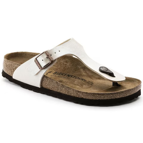 Gizeh Birko-Flor Graceful Pearl White | BIRKENSTOCK | Birkenstock USA