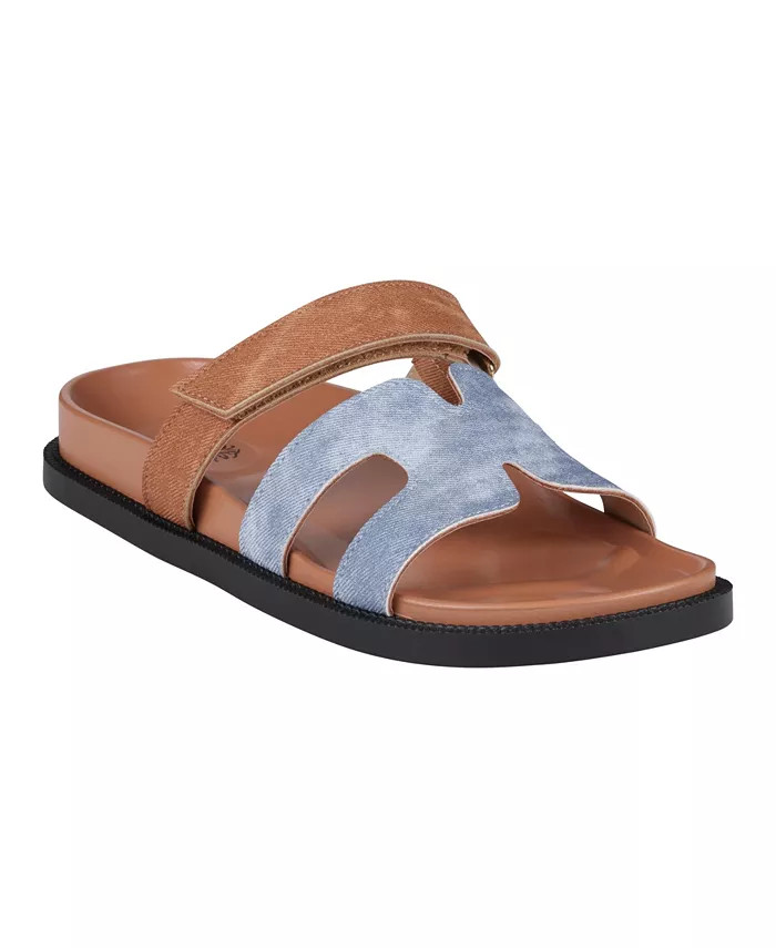 GC Shoes Women's Kelly Cut Out Slide Flat Sandals - Macy's | Macy's