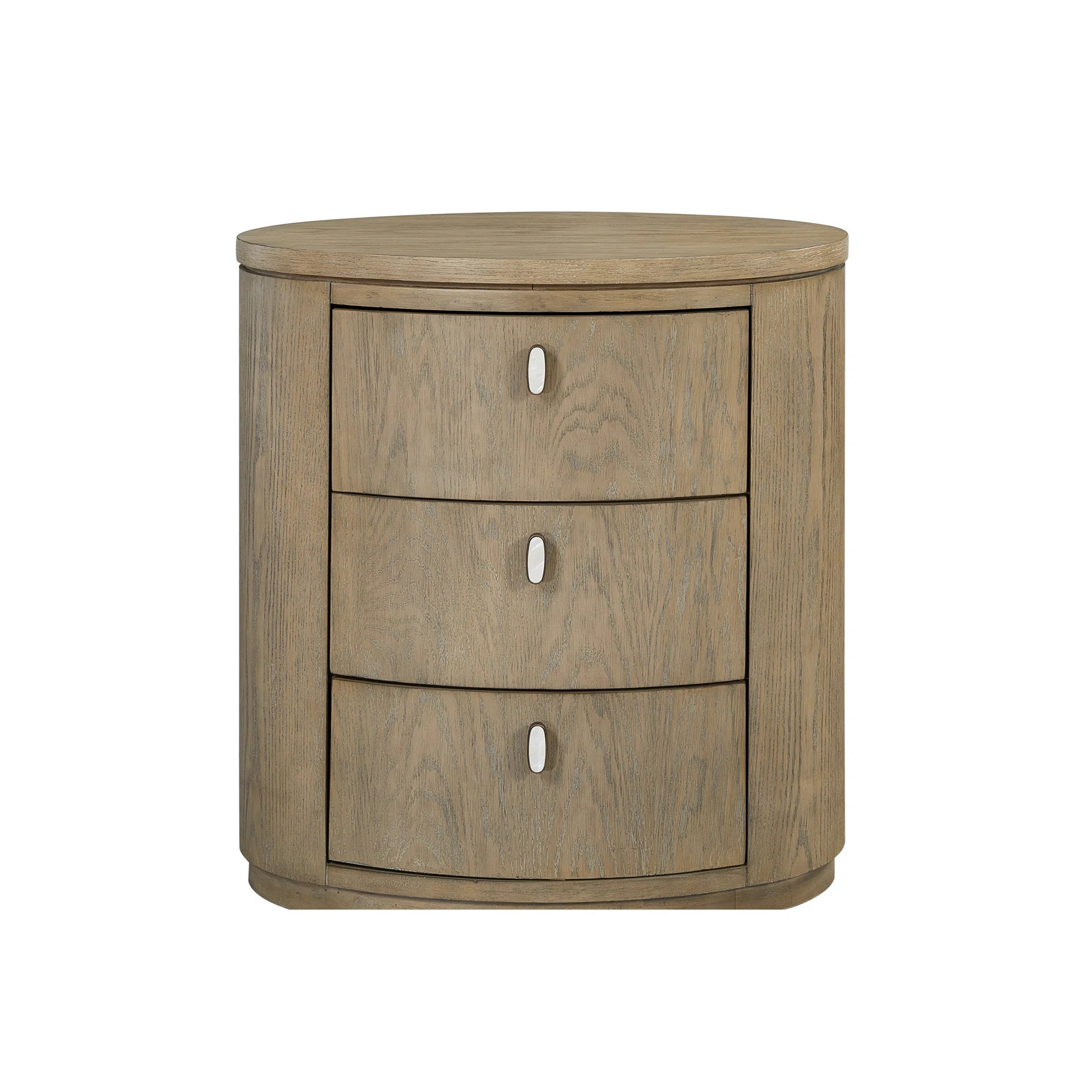 Marielle Worsham Oval Nightstand - Toffee | Wayfair North America
