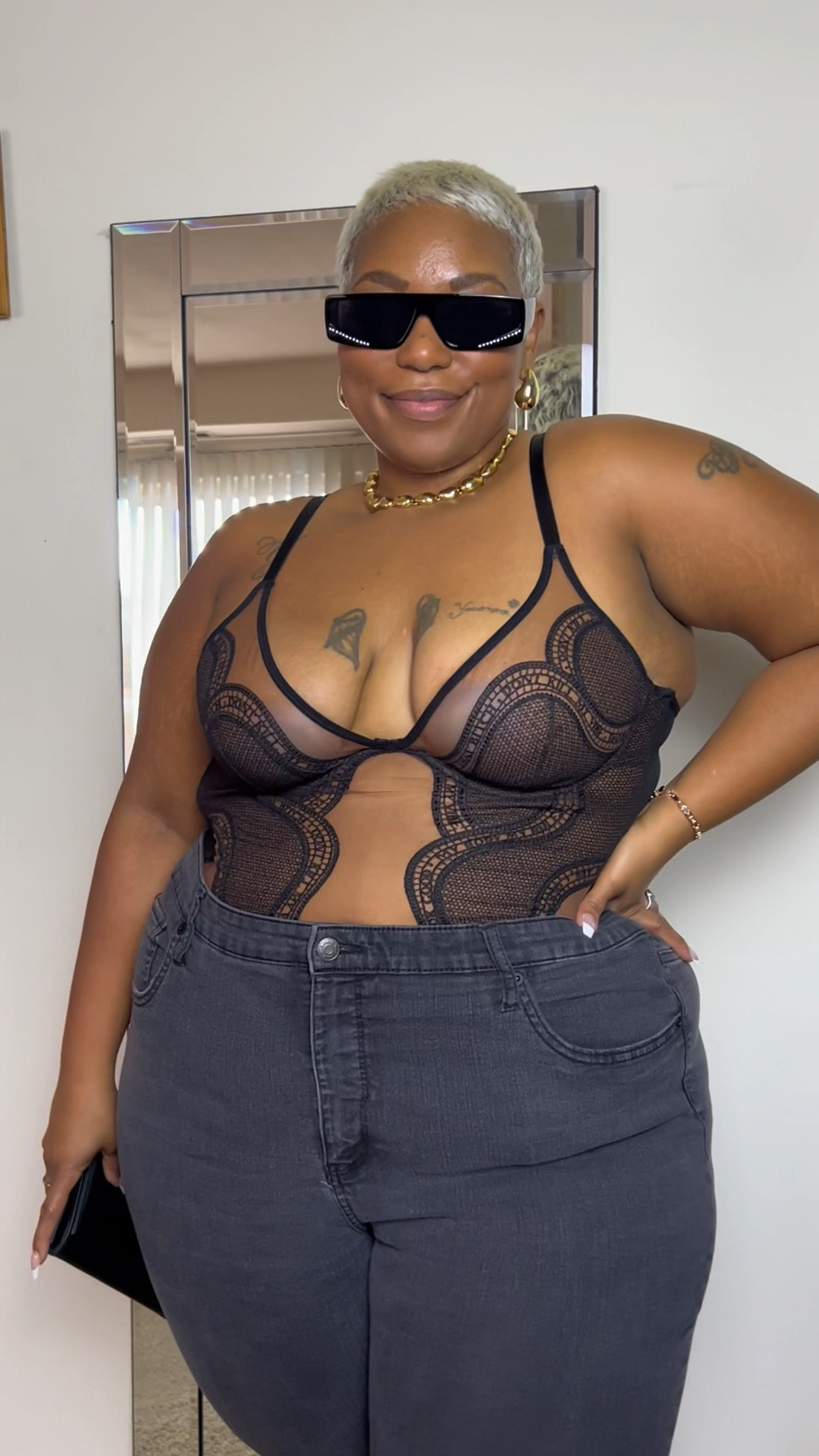 Heyy Babes …here’s a Lingerie & Denim fit that HITS all the targets 🖤😌

Height -5’2
Top-1X
Jeans-Size 18

#LTKSeasonal #LTKHoliday #LTKGiftGuide