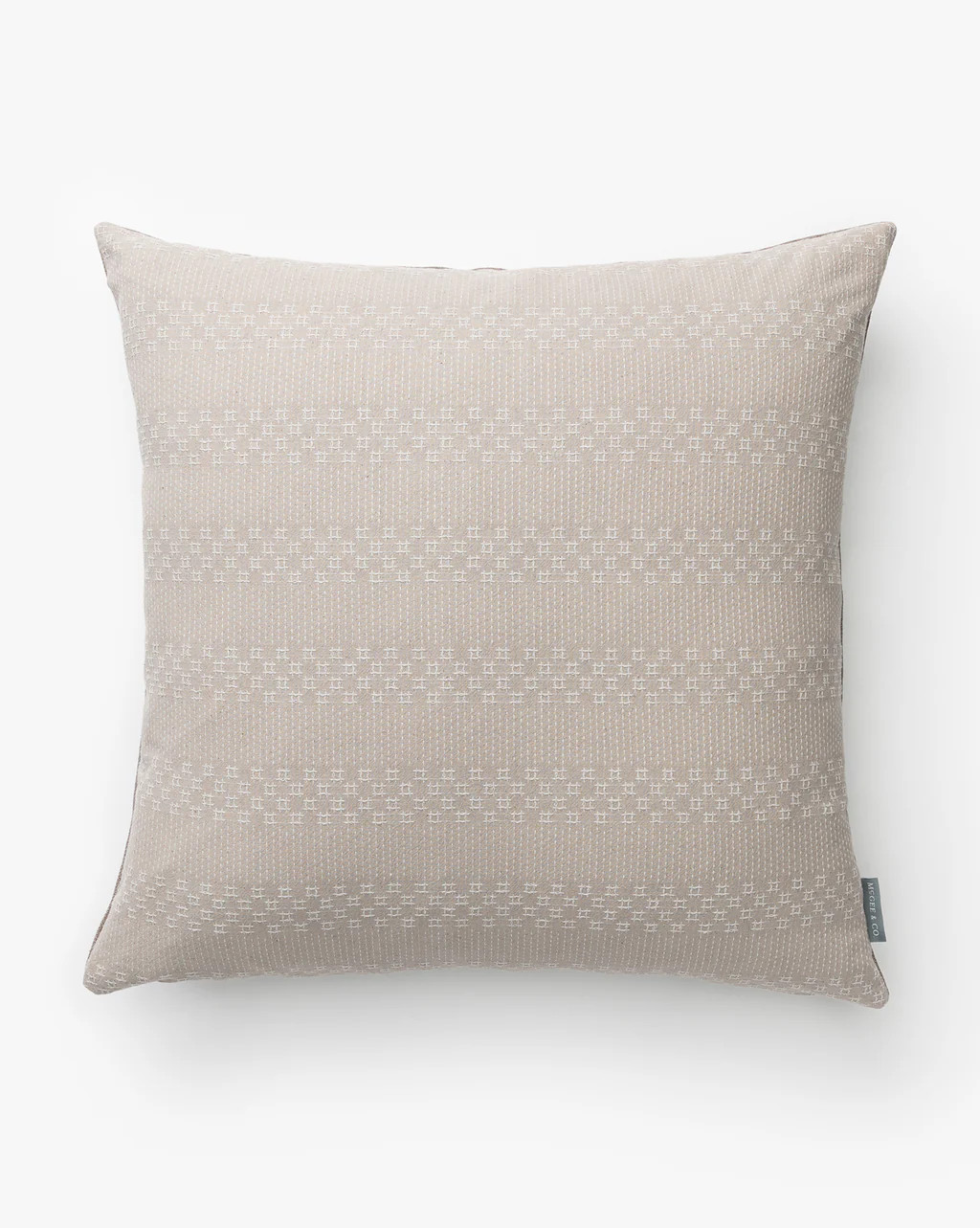 Vintage Gray Crosshatch Pillow Cover No. 1 | McGee & Co.