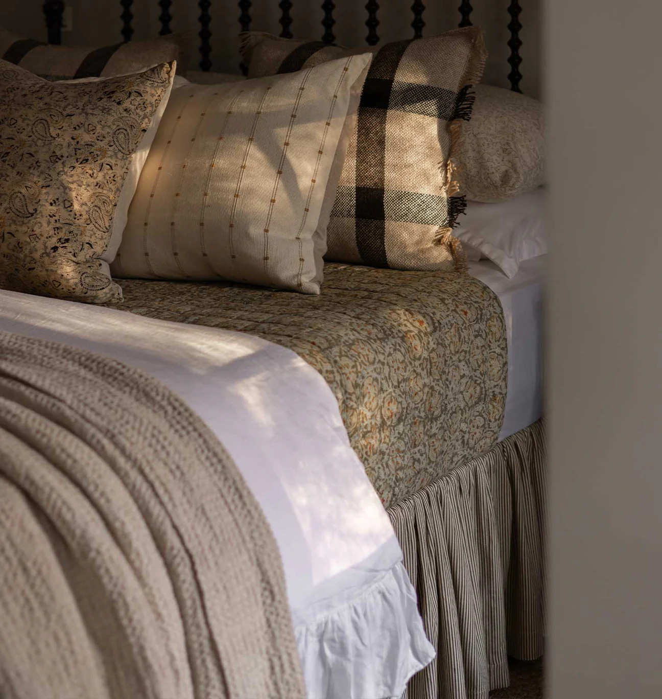 Farmhouse Bedskirt | Shoppe Amber Interiors | Amber Interiors