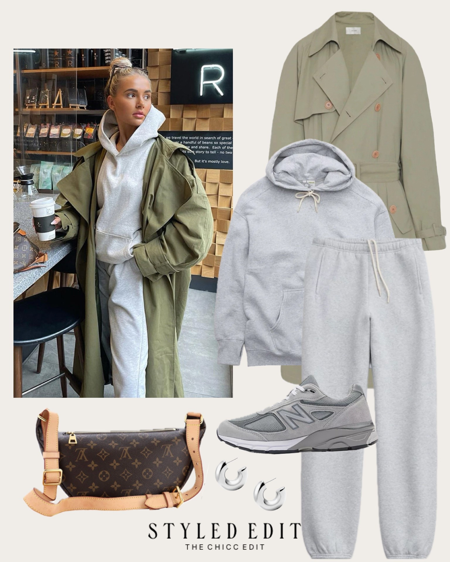 Fall outfit 🩶

#newbalance #trenchcoat #sweatpants #sweatshirt #hoopearrings

#LTKgrwm #LTKootd #LTKActive