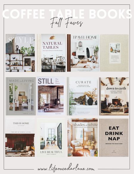 Coffee Table Books - Fall Faves! Refresh your bookshelves, consoles & coffee tables for fall with these pretty books - all from Amazon! 

#LTKSeasonal #LTKhome #LTKunder50