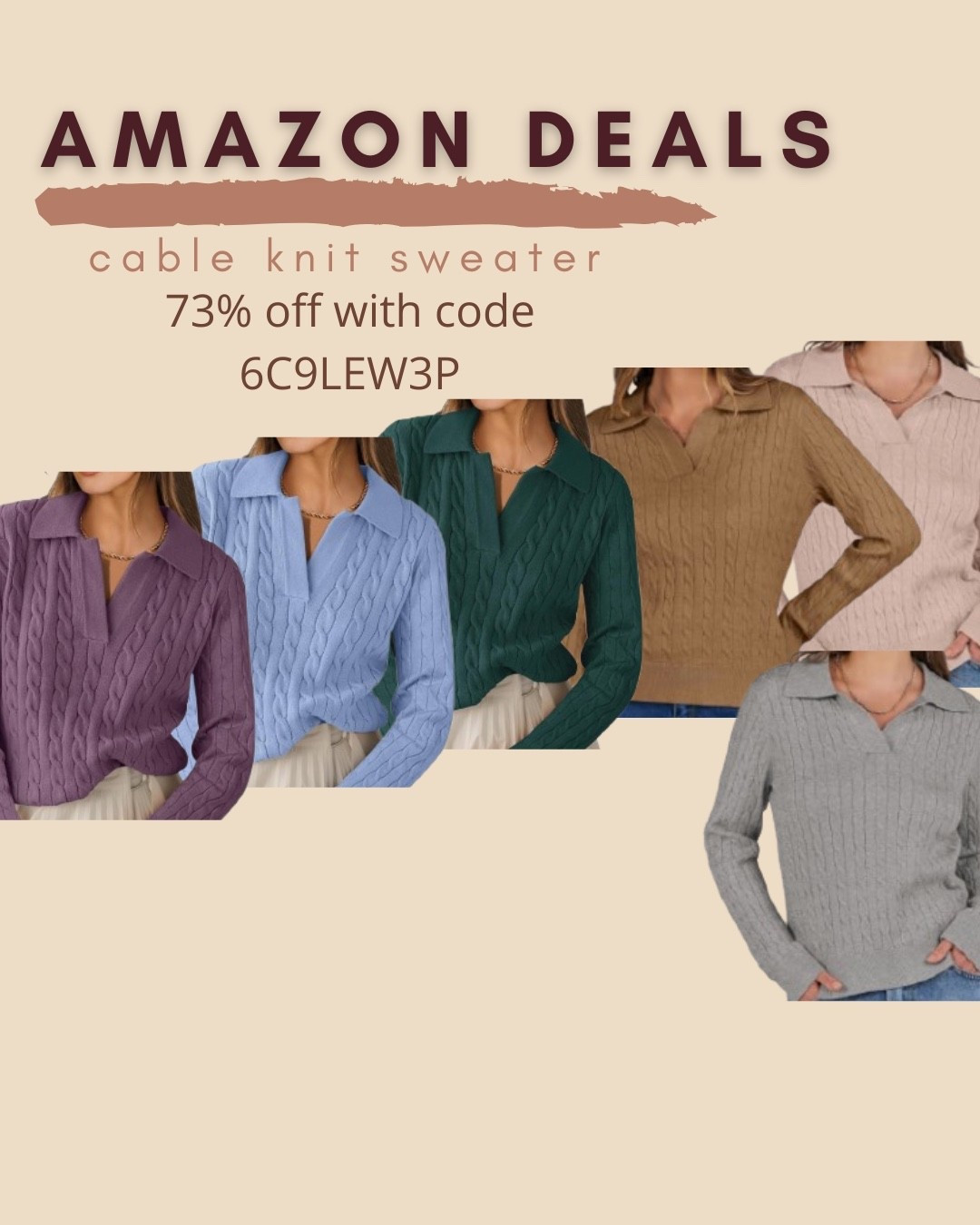 $11 ends 8/12

Amazon fashion
Amazon deals
Cable knit sweater
Teacher outfit

#LTKSaleAlert