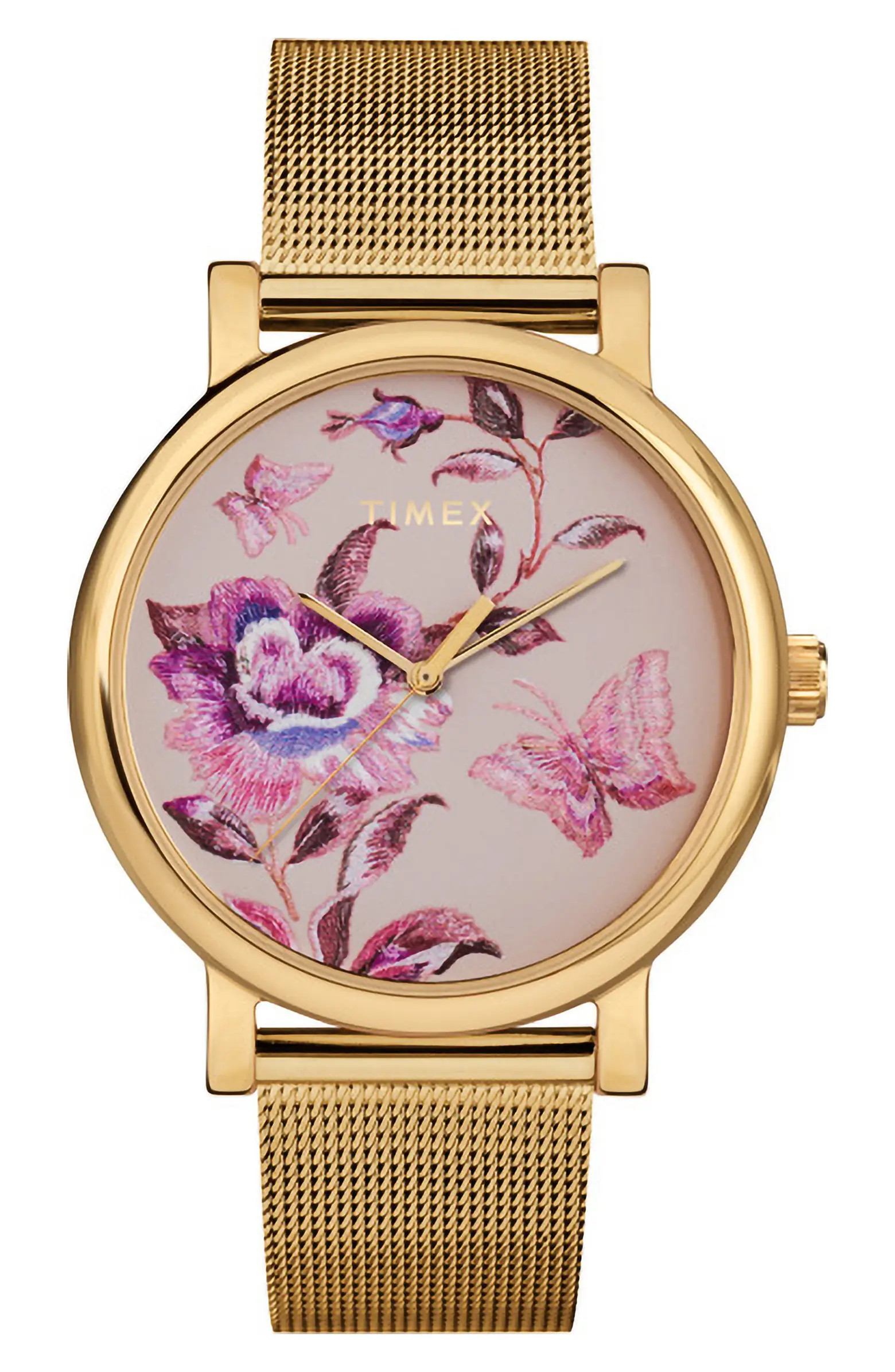 Full Bloom Mesh Strap Watch, 38mm | Nordstrom