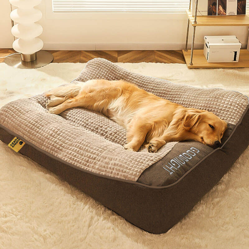 Large Thick Scratch-resistant Spine Protection Dog Cushion Bed | FunnyFuzzy Affiliate Program