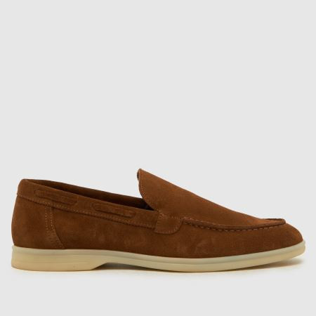 Mens Tan schuh Philip Suede Loafer Shoes | schuh | Schuh