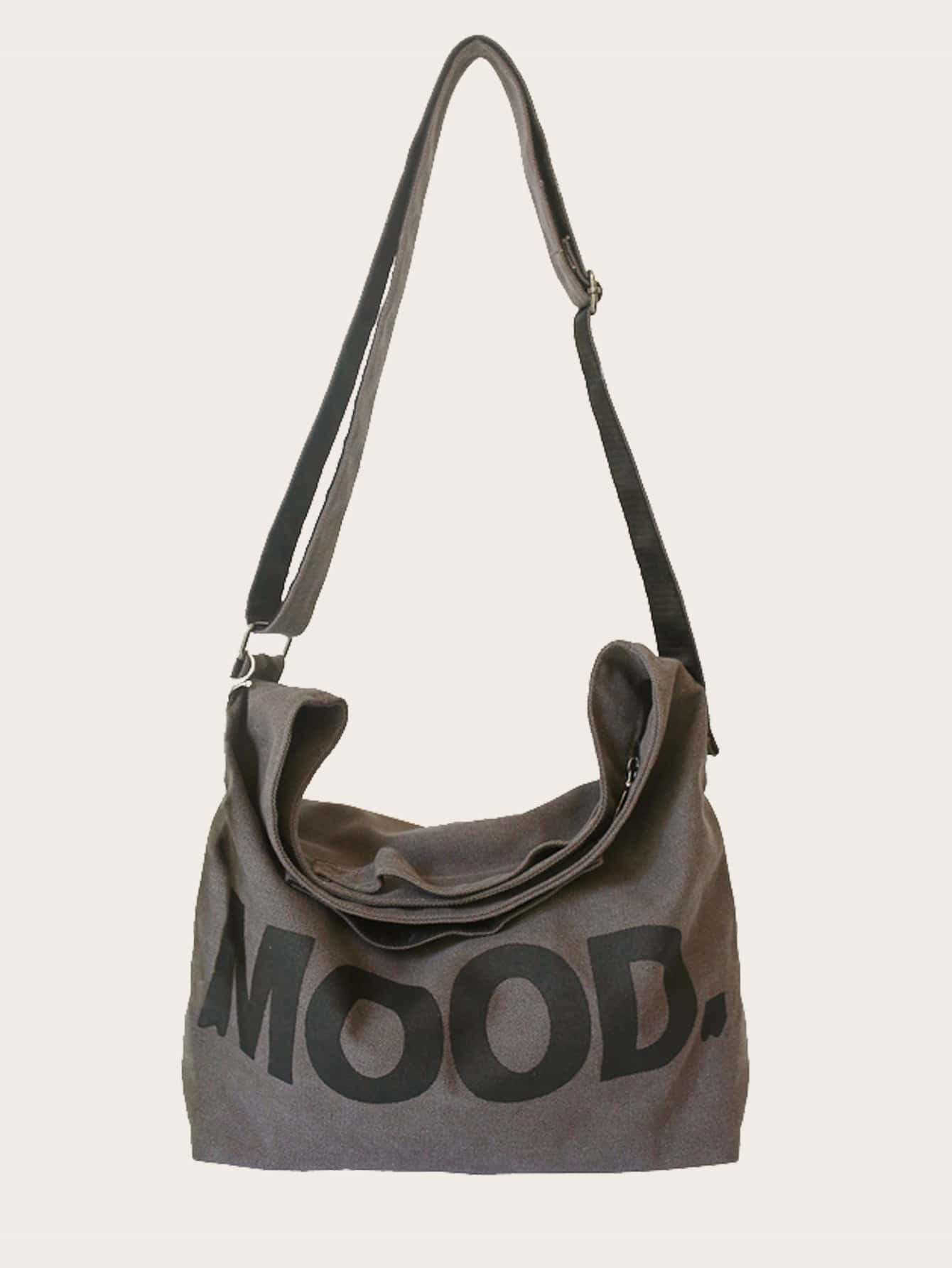 Large Capacity Letter Graphic Tote Bag | SHEIN