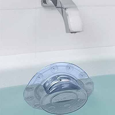 Gorilla Grip Premium Bathtub Overflow Drain Cover, Suction Cup Seal, Stopper Covers Add Inches of... | Amazon (US)