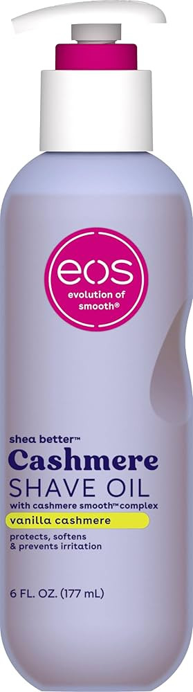 eos Cashmere Skin Collection Shave Oil, Vanilla Cashmere, Soothing and Moisturizing, Prevents Irr... | Amazon (US)