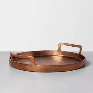 Antique Copper Finish Decor Tray - Hearth & Hand™ with Magnolia | Target