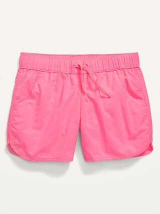 Dolphin-Hem Board Shorts for Girls | Old Navy (US)