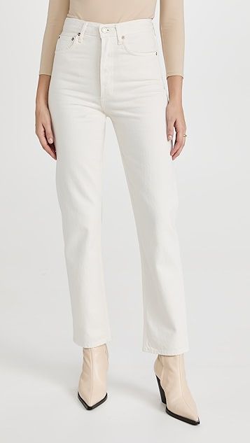 90'S Pinch Waist: High Rise Straight | Shopbop