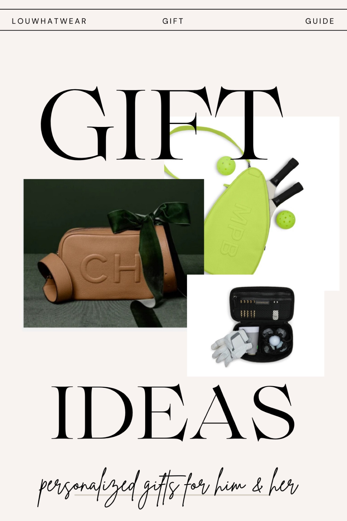 You can still order personalized thoughtful grifts for everyone on your list. Leatherology has gorgeous bags, travel cases, tennis and pickleball bags, golf gear, wallets, you name it. It’s also $15 off right now. 

#LTKGiftGuide #LTKHoliday
