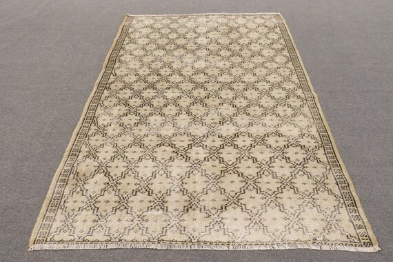 Vintage Rug Large Rug Turkish Rug Oushak Carpet 63x95 - Etsy Canada | Etsy (CAD)