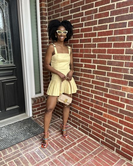 This yellow dress fit the Easter occasion! The linen fabric makes the perfect summer dress. 

Purse: Brandon Blackwood 
Shoes: Old ASOS

Summer outfit, linen dress, mini dress, pleated dress, spring dress, open back dress, pastel, PASTEL outfit, asos outfit, asos dresss

#LTKstyletip #LTKfindsunder50