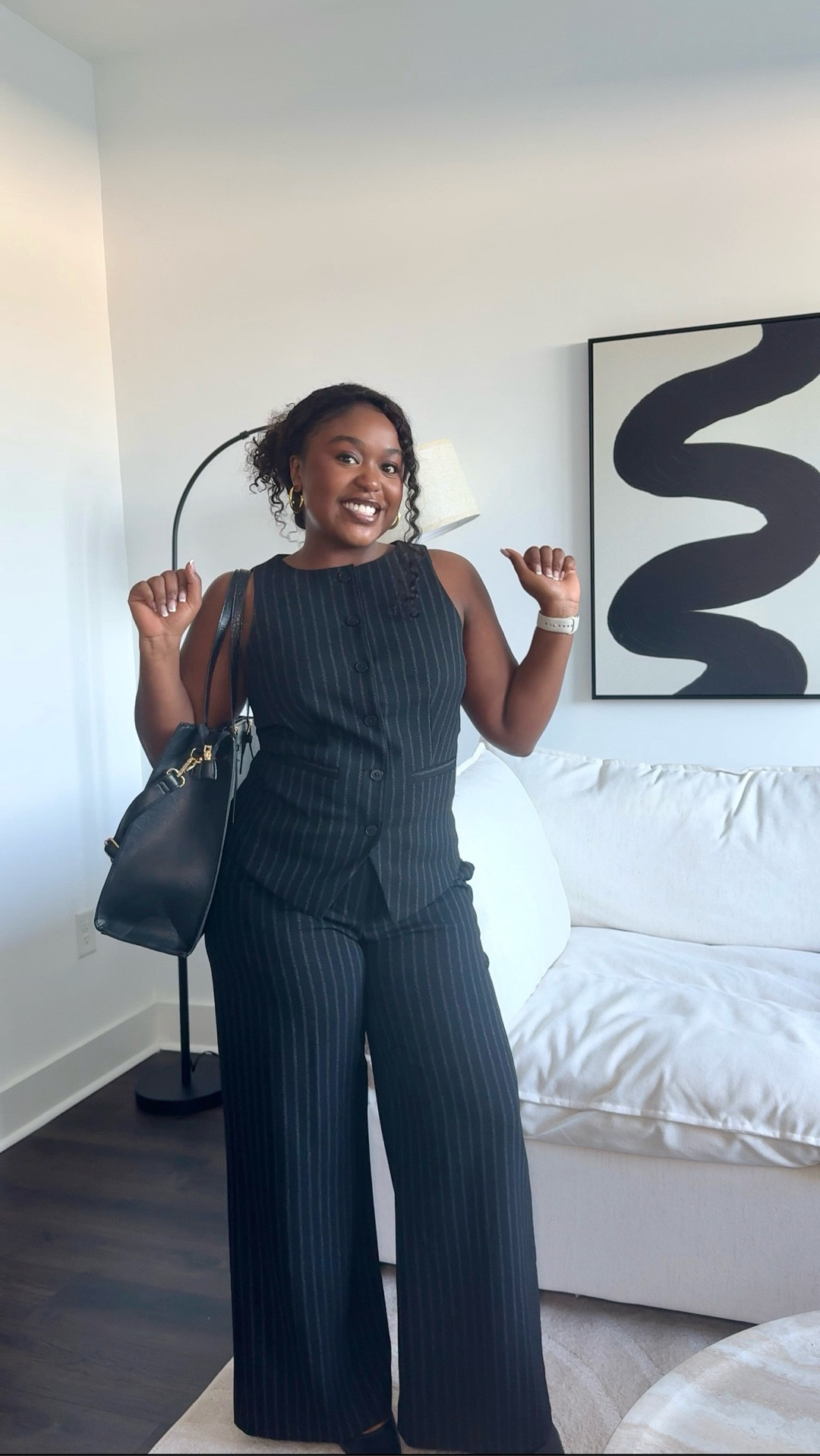 Perfect workwear set for summer to fall transition weather from Express. 

I got a size M in the top and a size 10 Regular in the pants. 

Business Casual, Fall Outfit, Workwear, Trousers, Matching Set 

#LTKFindsUnder100 #LTKPetite #LTKWorkwear