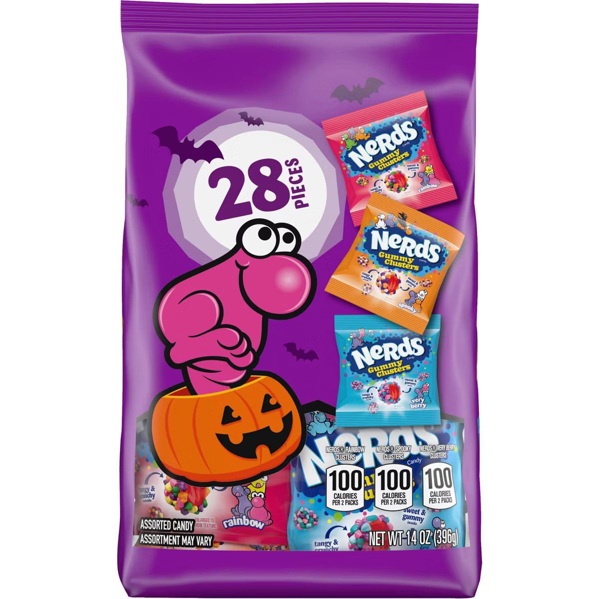 Nerds Clusters Halloween Variety Mix Gummy Candy - 14oz/28ct | Target
