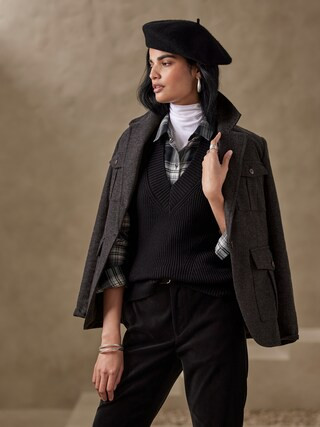 Fisherman Sweater Vest | Banana Republic Factory