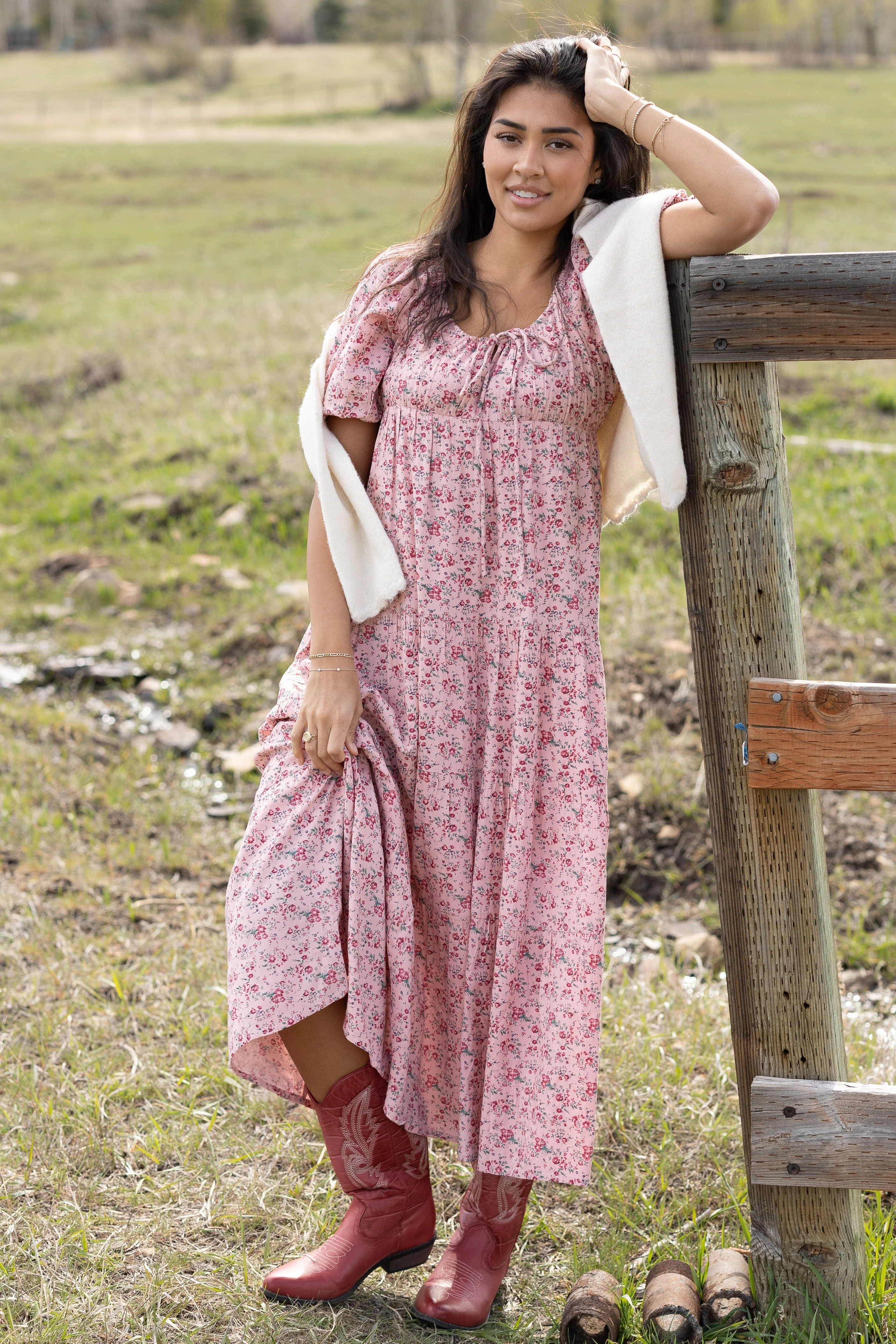 Citrus Lyon Modest Tiered Dress | Called To Surf