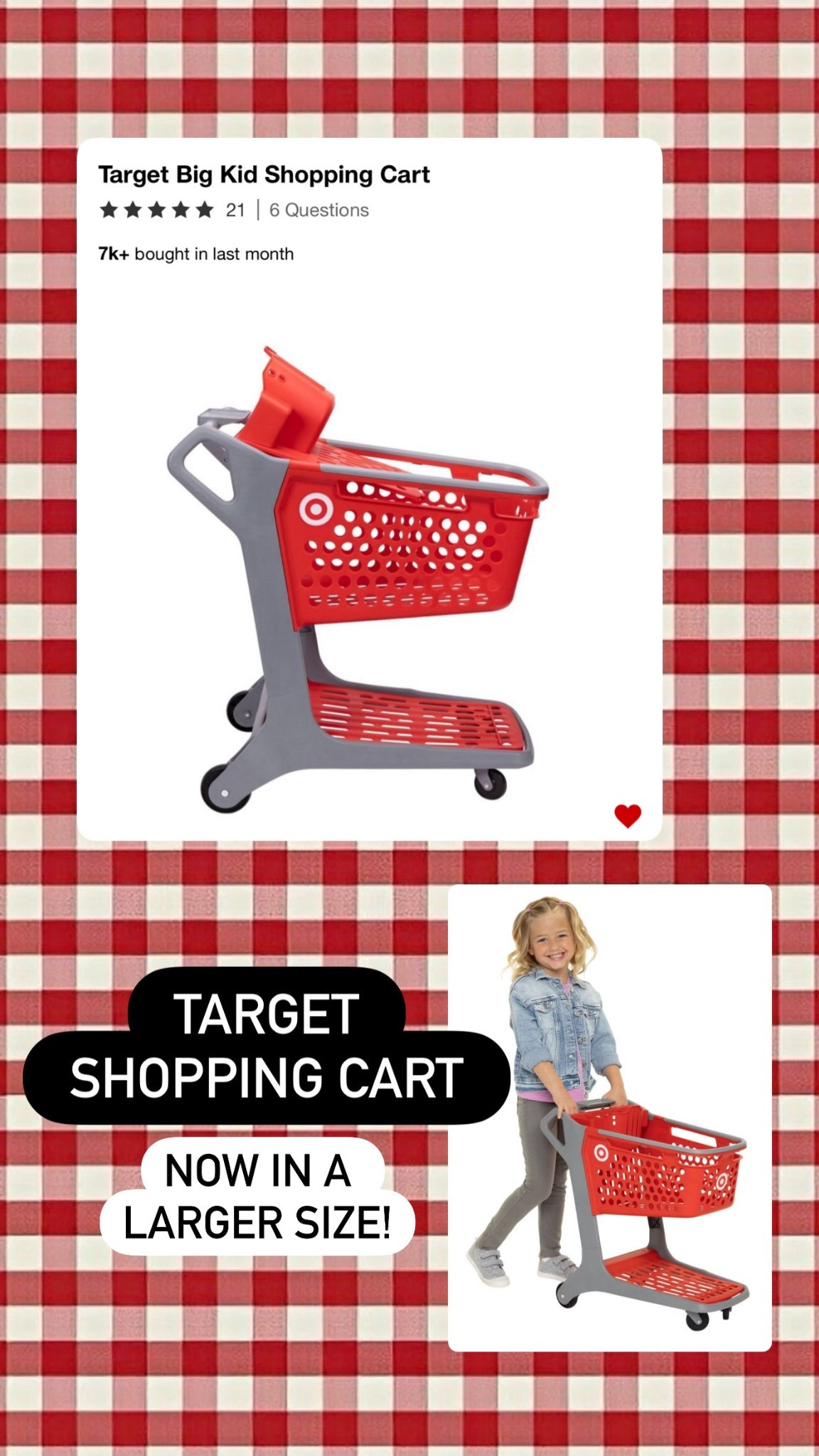 ✨✨Back in Stock and On Sale!!✨✨

The cutest Target kids shopping cart just dropped! 🛒❤️
Perfect Christmas gift for little shoppers. Linking it before it sells out!


Target kids shopping cart
Target toy shopping cart
Target mini shopping cart toy
Target kids Christmas toys
Target Christmas gift ideas
Kids pretend play toys
Kids play shopping cart
Toddler shopping cart toy
Target holiday toy deals
Target toy haul 2025
Best Christmas gifts for toddlers
Target pretend play toys
Kids role play toys
Target kid-sized shopping cart
Christmas gifts for kids
Affordable kids toys Target
Target new toys 2025
Trending kids toys Christmas
Pretend grocery play set
Target toy aisle finds
Target holiday gift guide
Little shopper toy cart
Best toys for 3-year-olds
Montessori pretend play toys
Cute Christmas toys for kids

#LTKGiftGuide #LTKFindsUnder50 #LTKKids

#LTKSaleAlert #LTKCyberWeek #LTKKids