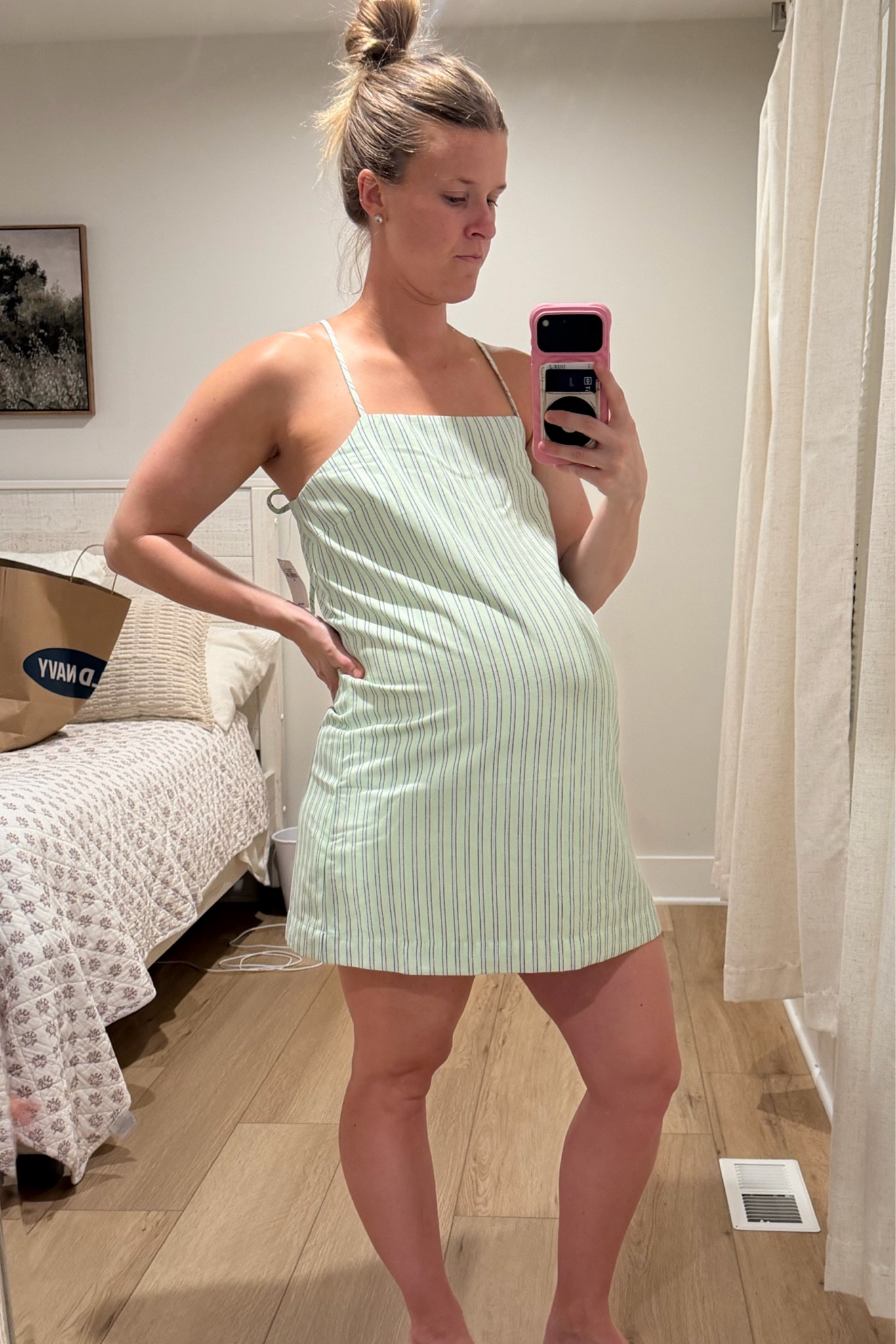 Simple, cute dress. Bump friendly! So
Many colors