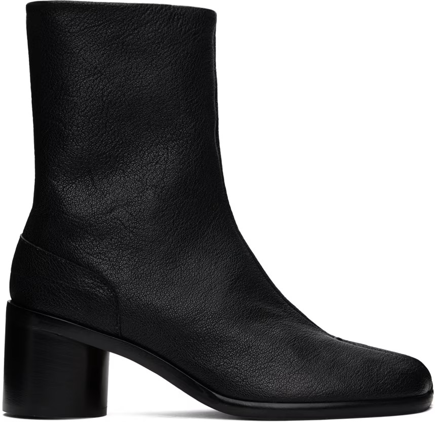 Black Tabi Ankle Boots | SSENSE