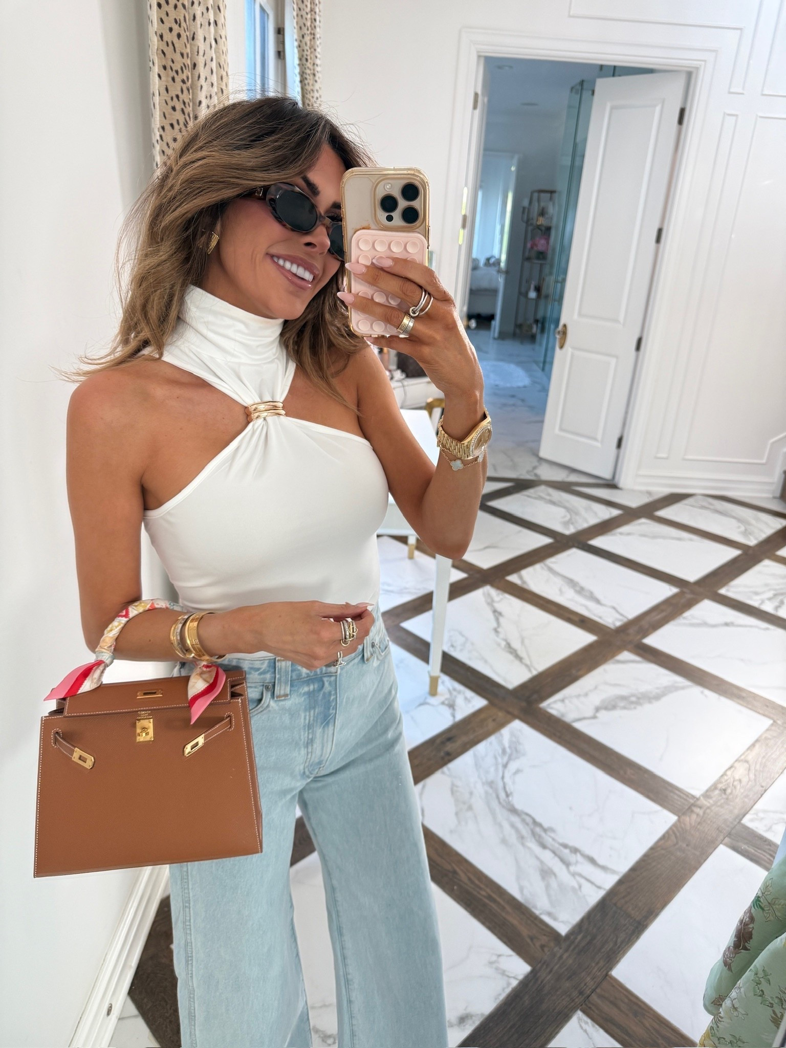 Wearing a size small in this cult gaia lookalike top! Paired with my Khaite jeans! 

Amazon top, Amazon fashion, Cult Gaia lookalike, White top, Khaite jeans, Amazon finds, Spring Outfits, Spring Outfits 2026,  Vacation Outfits Beach, Emily Ann Gemma

#LTKSeasonal #LTKootd #LTKmomlife