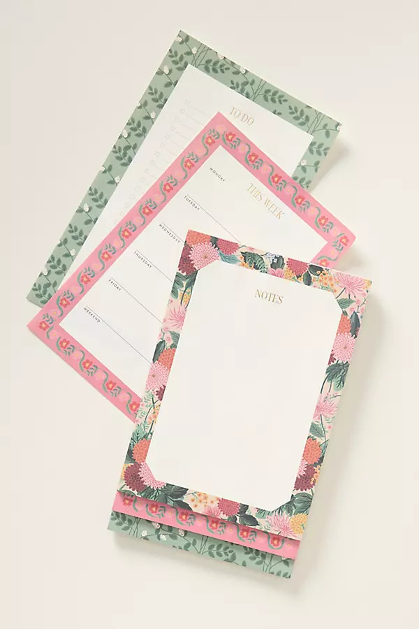 Rifle Paper Co. Dahlia Tiered Notepad | Anthropologie (US)