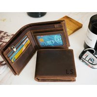 Personalized Leather Wallet For Men - Customized Men's Engraved Custom Mens Rfid | Etsy (CAD)