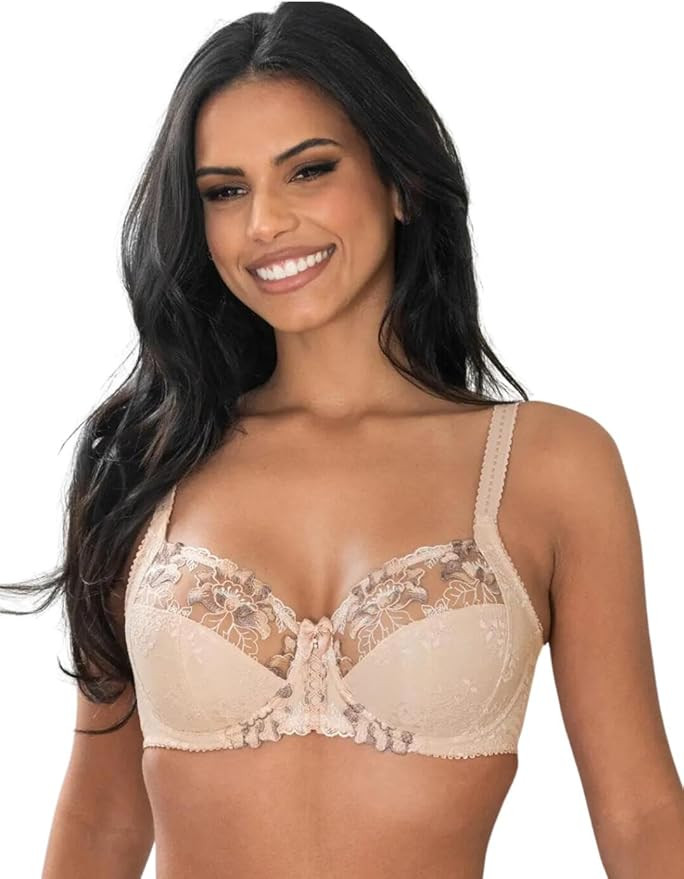 Pour Moi Sofia Embroidered Side Support Bra | Amazon (US)