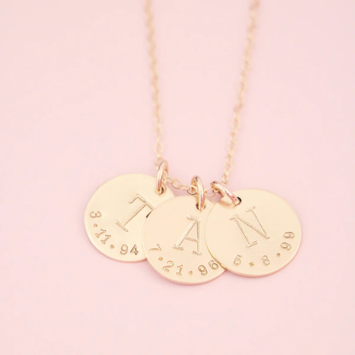 varsity initial necklace {gold + silver} | Chic Mama Jewelry