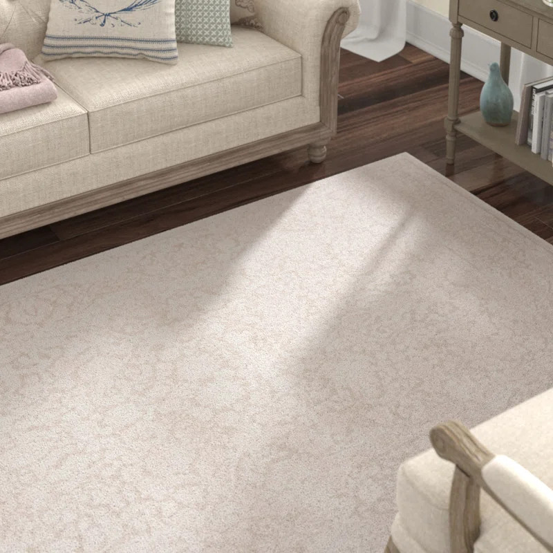 Calidia Machine Woven / Power Loomed Creme/Ivory Rug | Wayfair North America