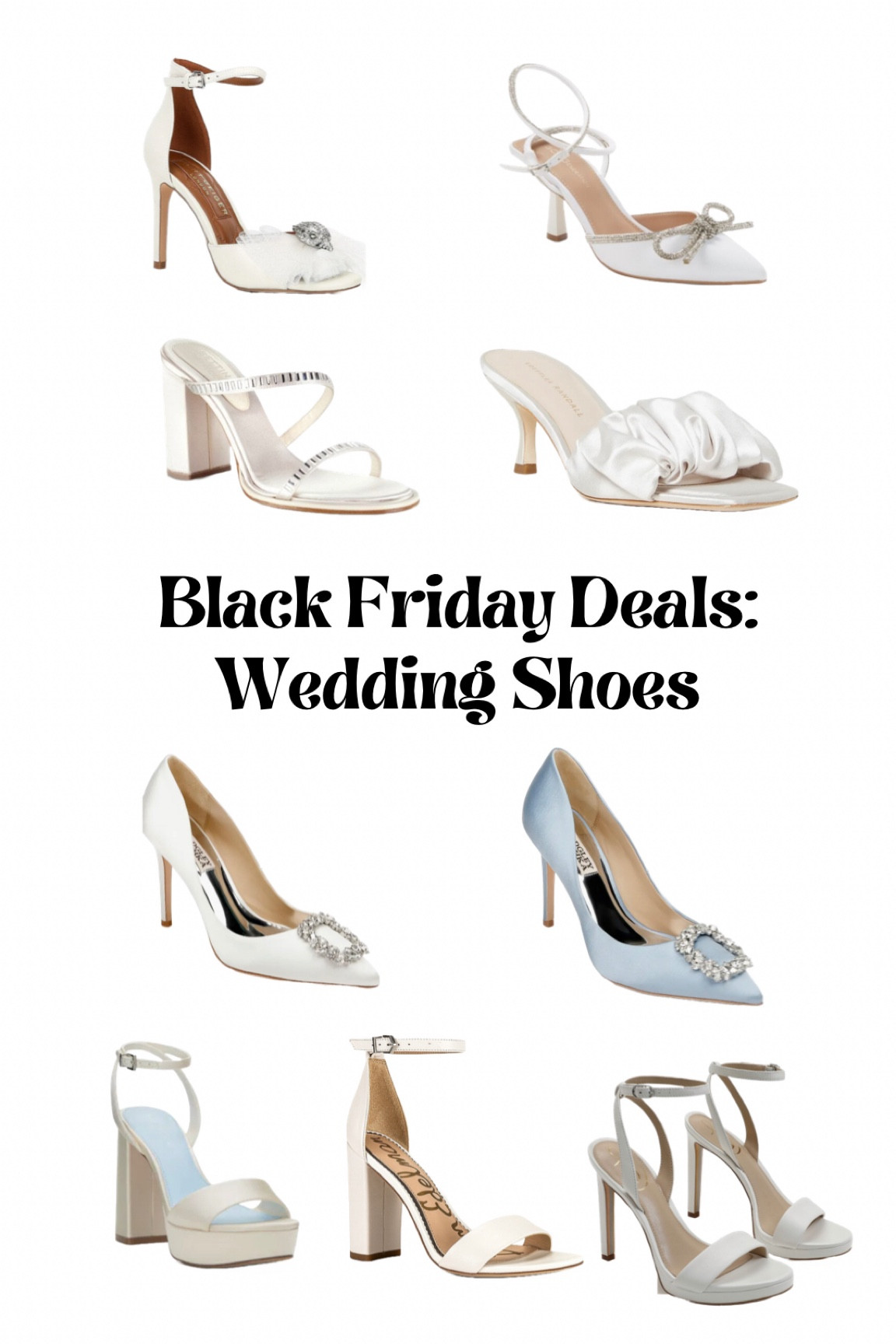 Brides to be, check out these great deals on wedding shoes! These would also be perfect for a bridal shower, engagement party, or rehearsal dinner! 

#LTKCyberWeek 

#LTKwedding #LTKstyletip