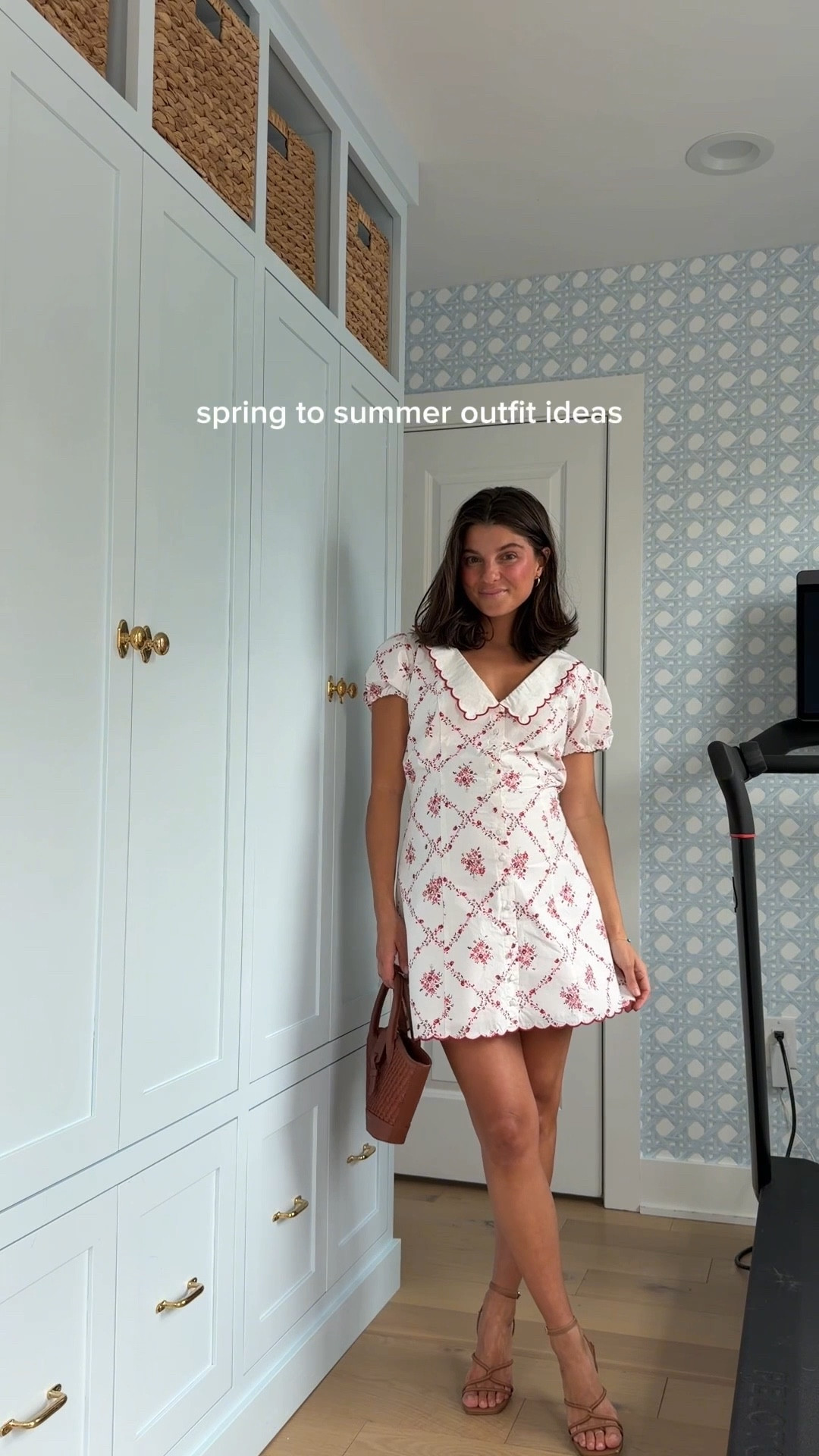 [4/30/26] #abercrombiepartner casual to dressy spring outfits ✨ @abercrombie #abercrombiestyle 

sizing: 
• puff sleeve collared blouse - medium
• mid rise a-line shorts - 28
• collared mini dress - medium petite 
• bra free lace top - small
• lace sheer pant - large, but could’ve sized down to medium!
• USA bra-free tank - large
• terry mini shorts - large 
• terry off the shoulder top - large
• ruched mini - medium, petite 
• gingham taupe set - medium in top + bottom


#LTKBump #LTKActive #LTKSaleAlert