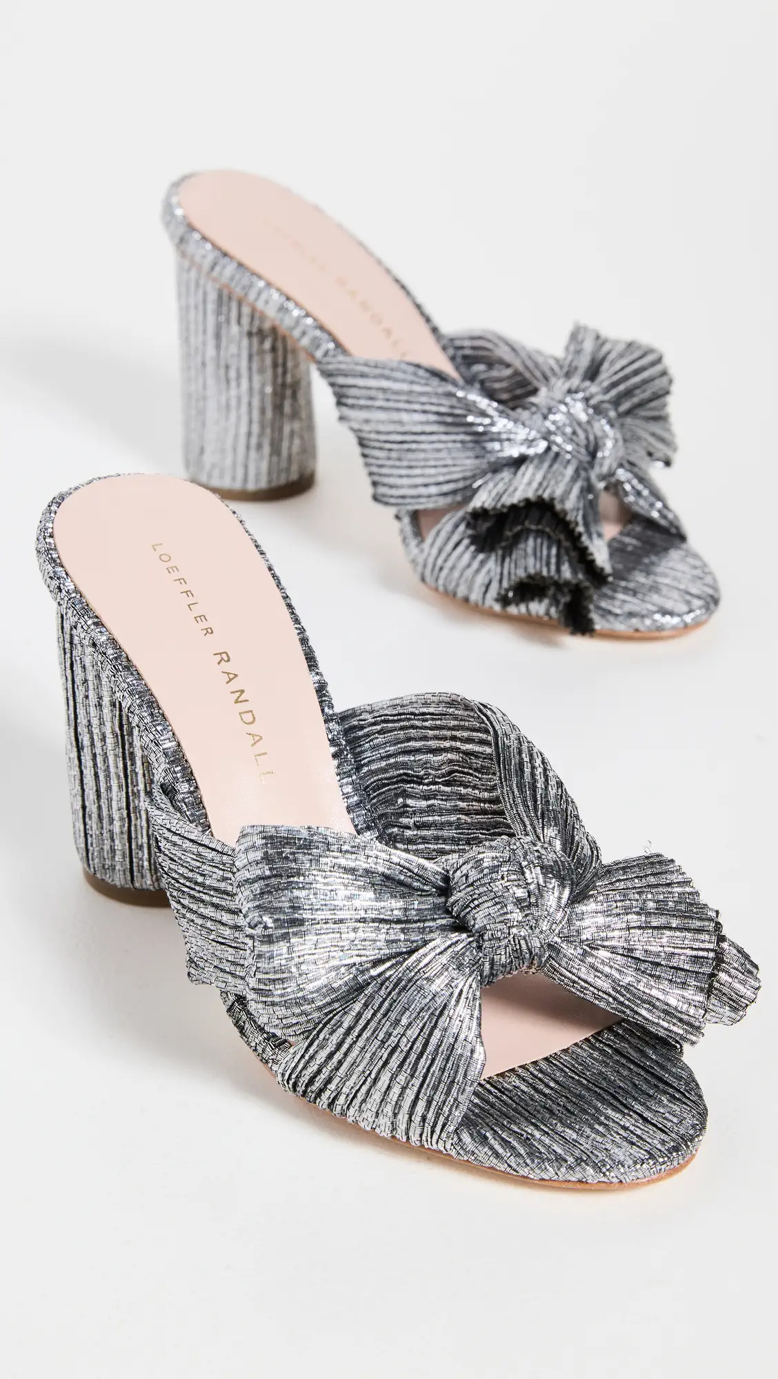 Loeffler Randall Penny Pleated Bow Sandals | Shopbop | Shopbop
