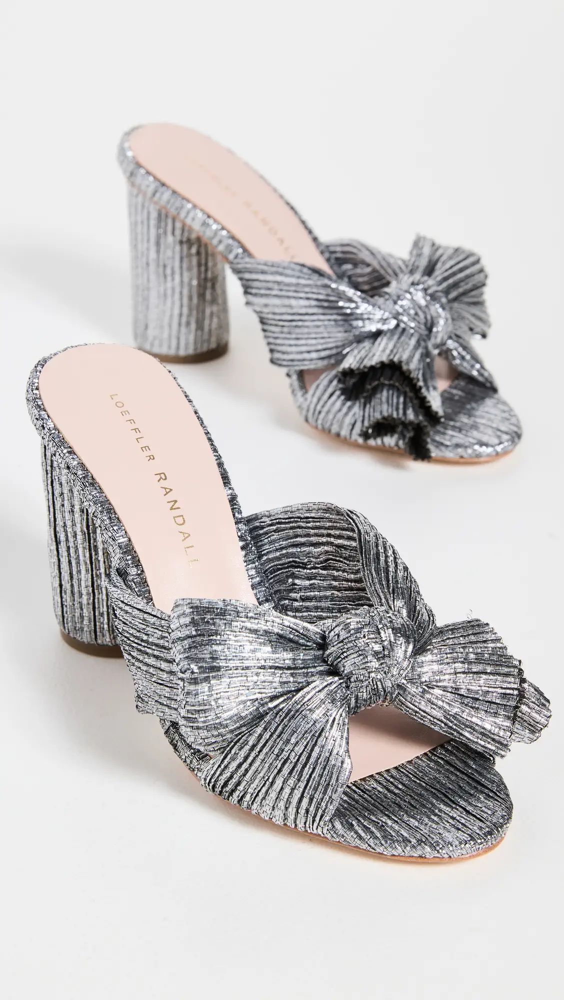 Loeffler Randall Penny Pleated Bow Sandals | Shopbop | Shopbop