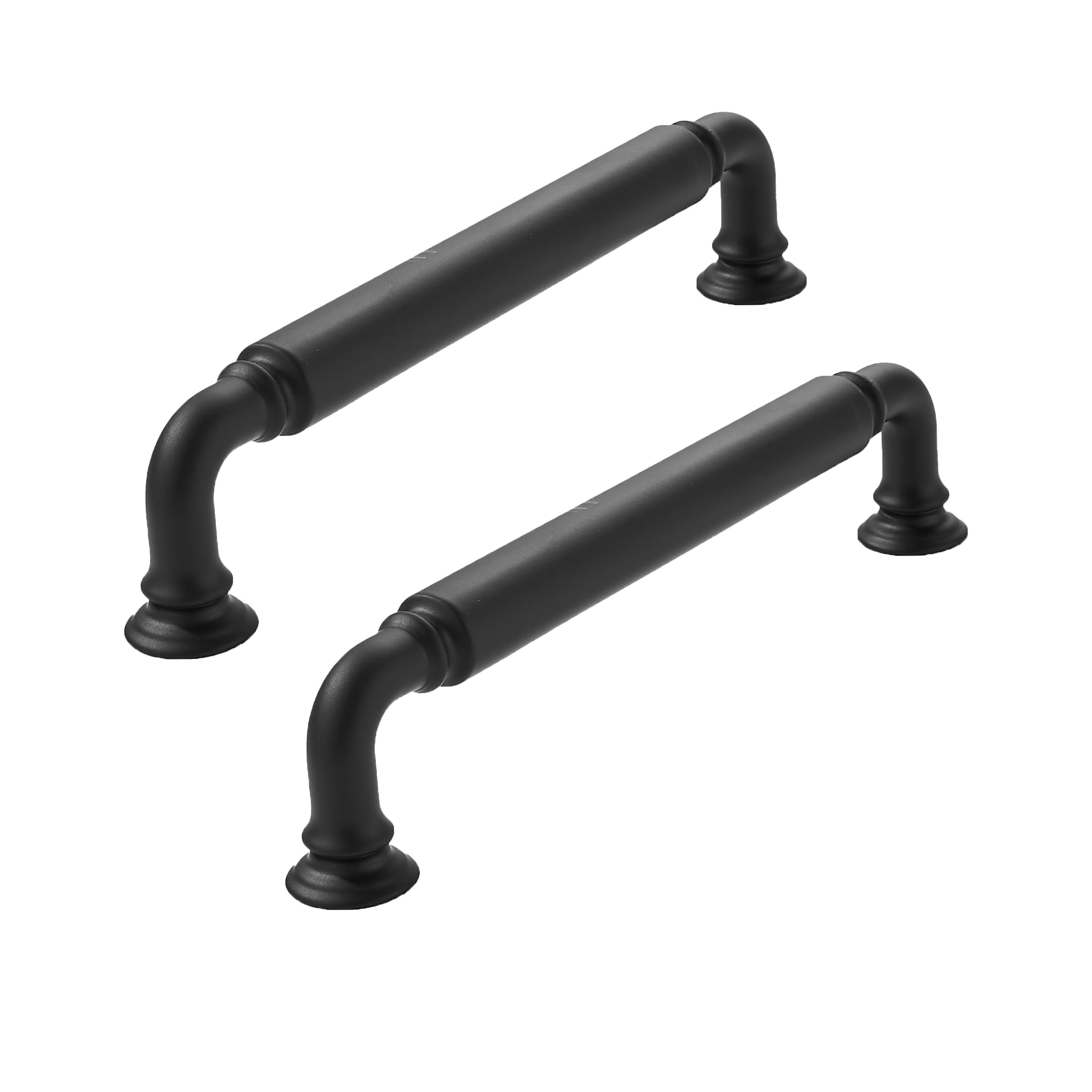 10 Pack 5 Inch Hole Center Matte Black Cabinet pulls Heavy-Duty Solid Cabinet Handle Hardware Sui... | Amazon (US)