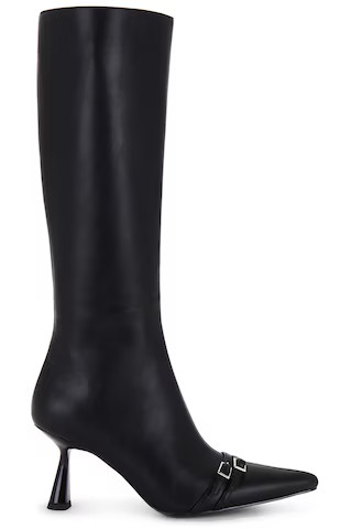 FEMME LA Peyton Boot in Black from Revolve.com | Revolve Clothing (Global)