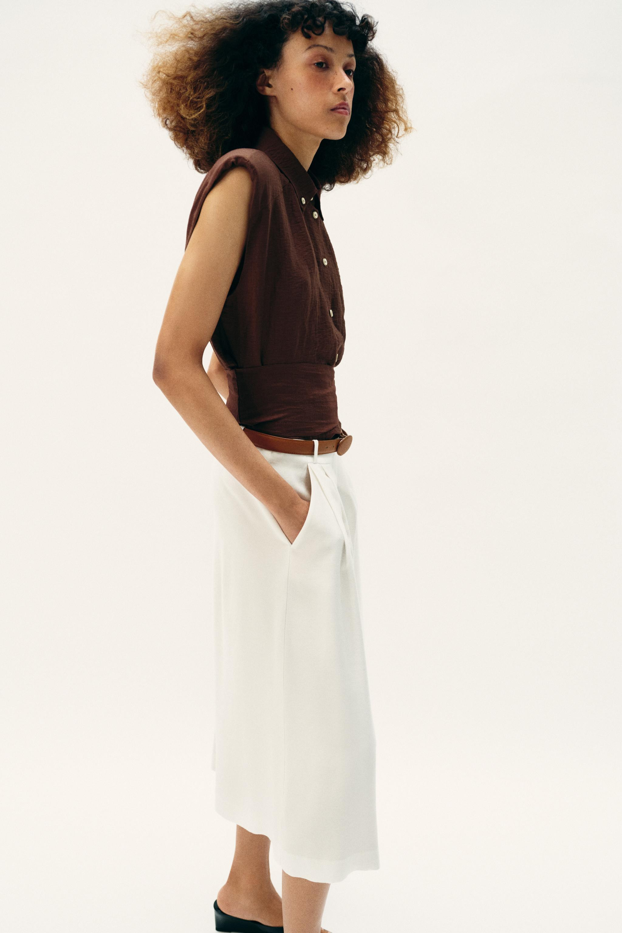 LONG BERMUDA SHORTS WITH BELT | Zara US