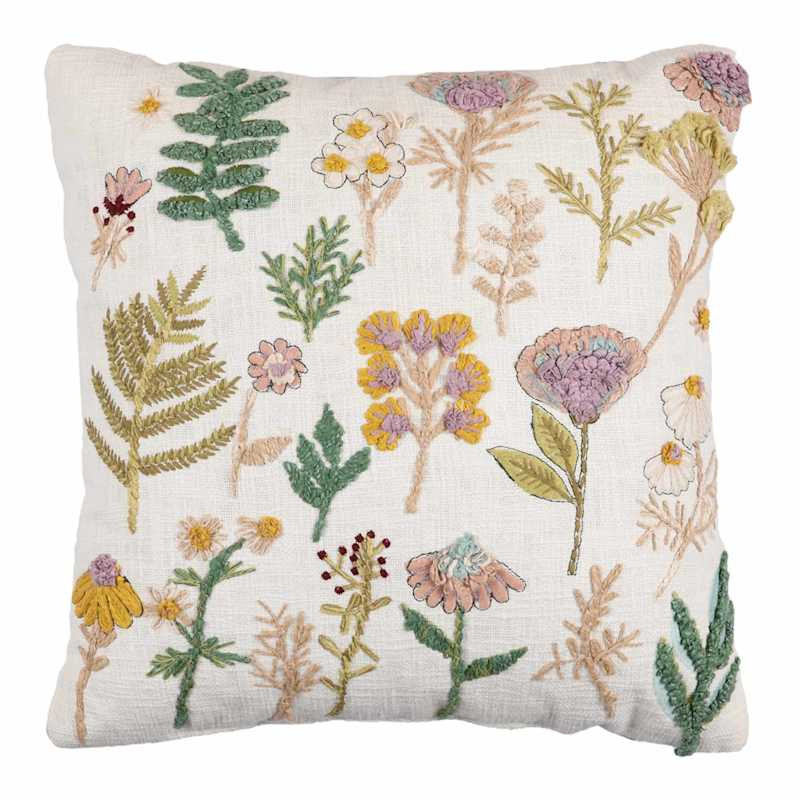 Flower Garden Throw Pillow, 18" | At Home