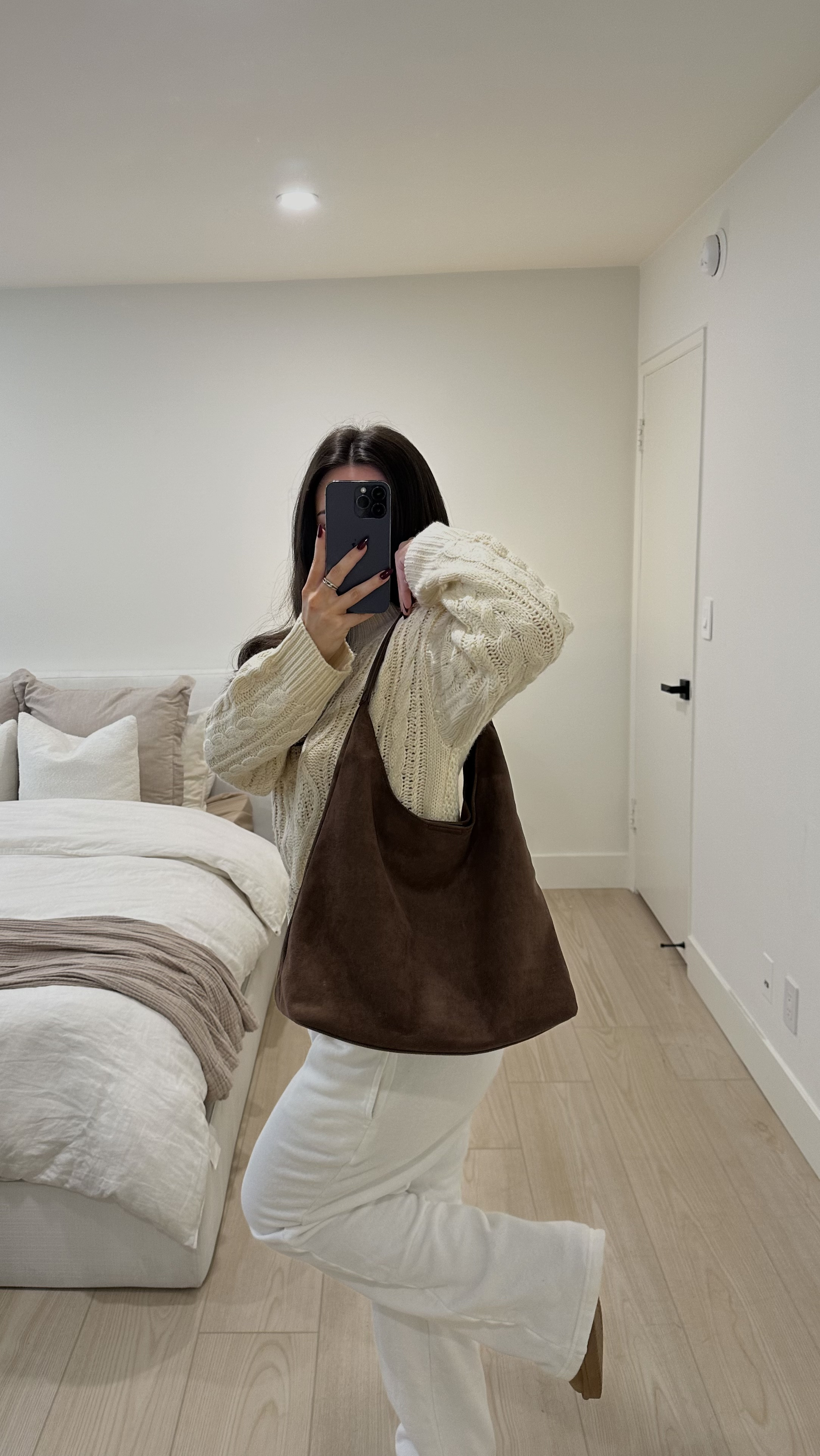 Fall suede bag 

#LTKSeasonal #LTKStyleTip #LTKItBag