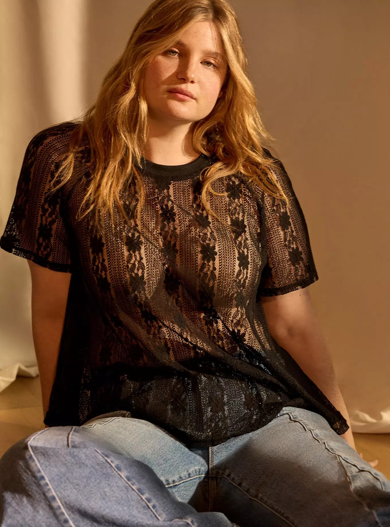 Festi Lace Crew Tee | Torrid (US & Canada)