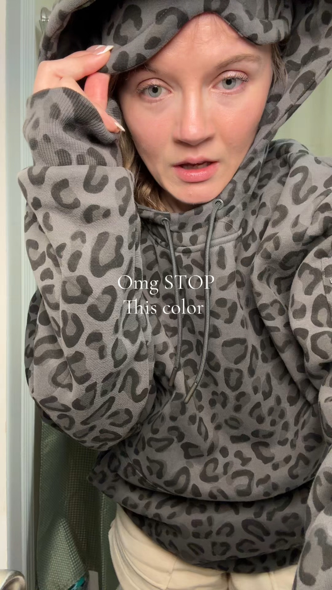 Leopard print sweater! 