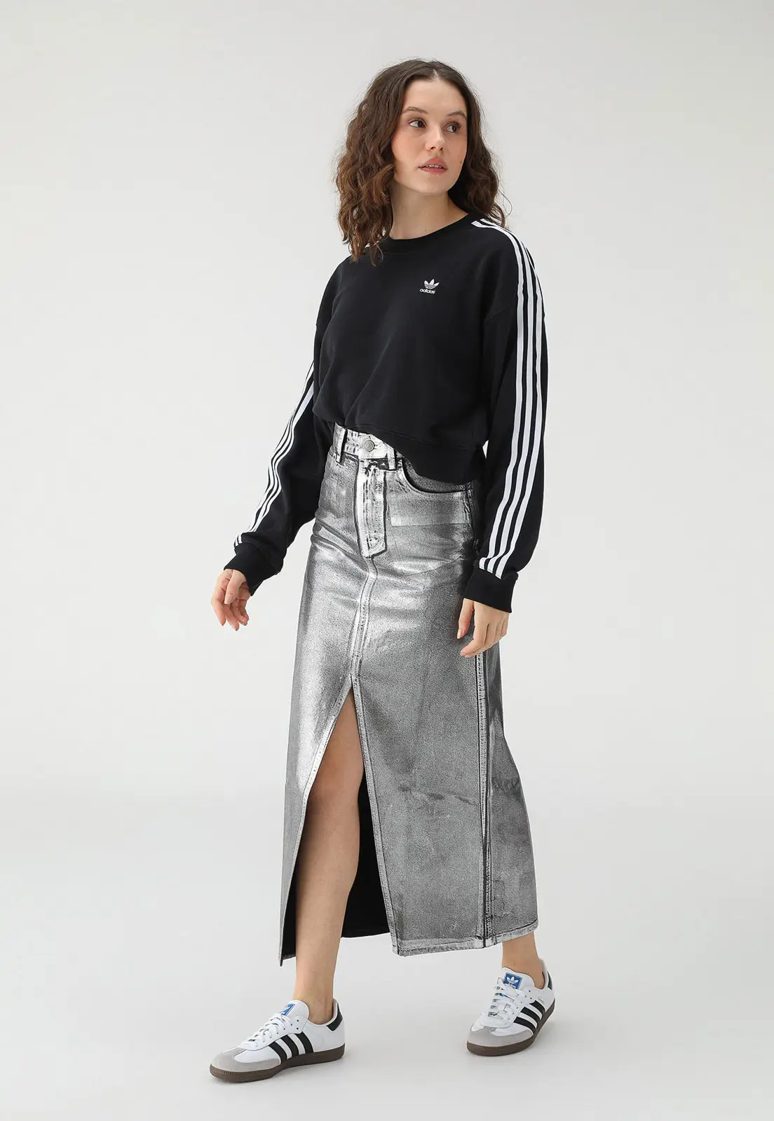 Blusa de Moletom Flanelada Fechada adidas Originals Logo Preta | Dafiti (BR)