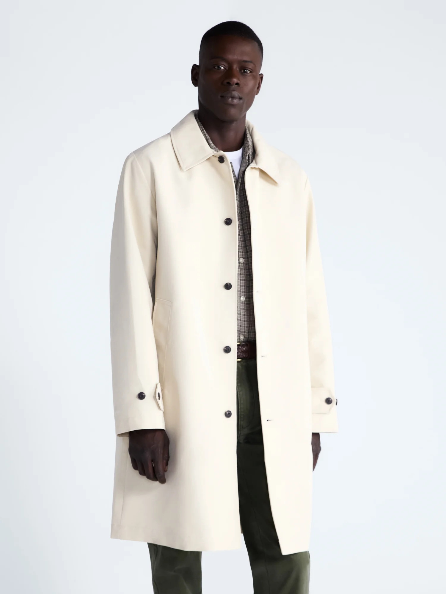 Free Assembly Men's and Big Men's Lightweight Trench Coat, Sizes XS-3XL | Walmart (US)