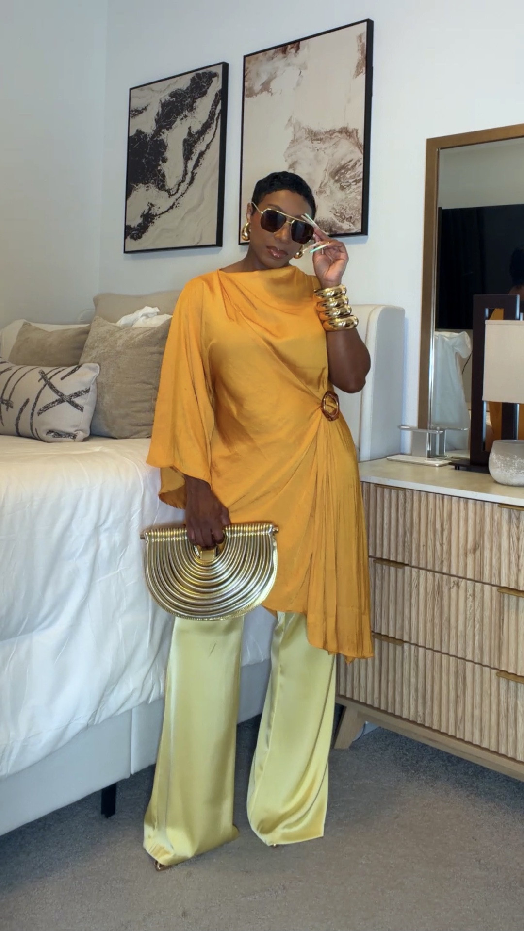 Elevated spring/summer look.