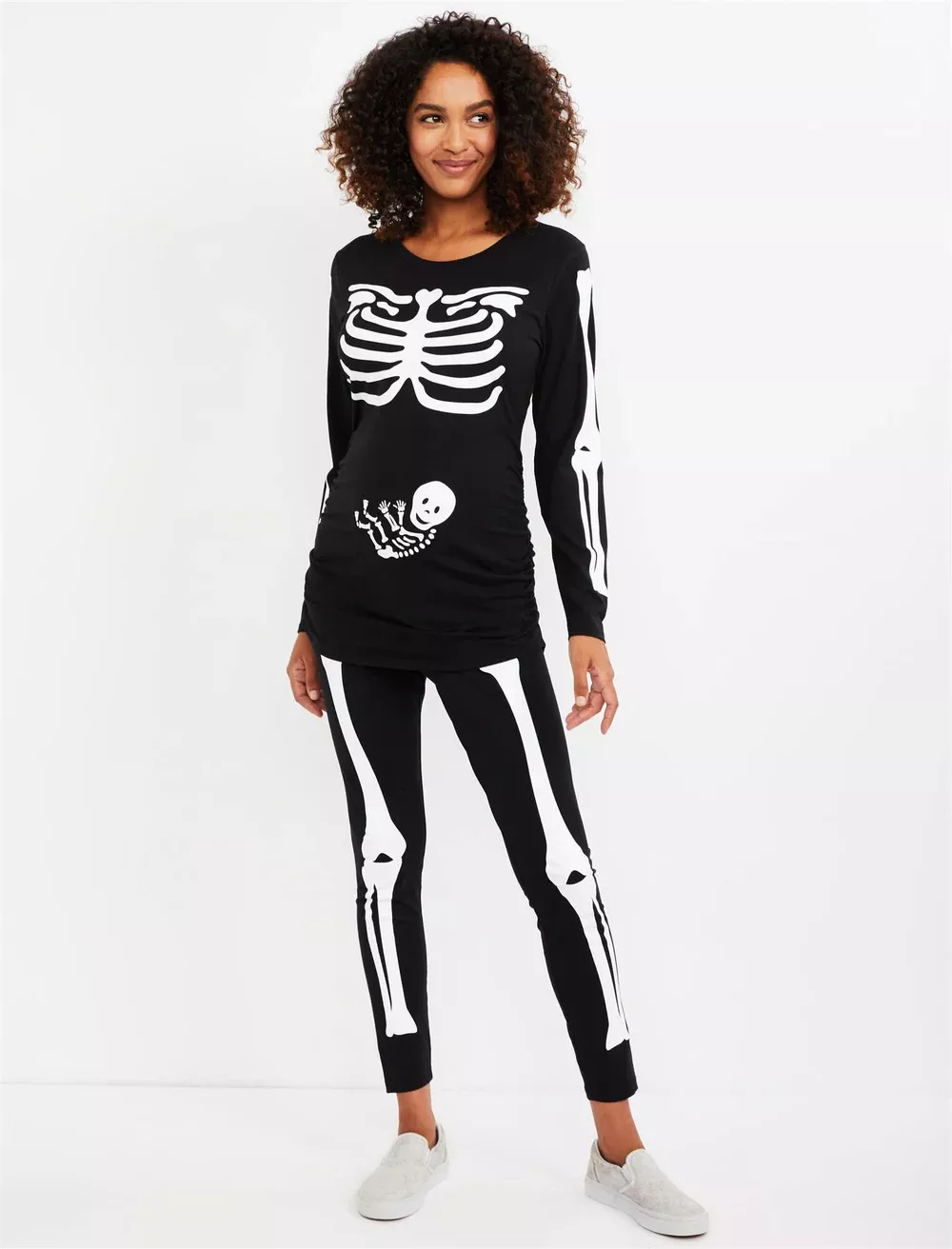 Maternity 2025 skeleton leggings