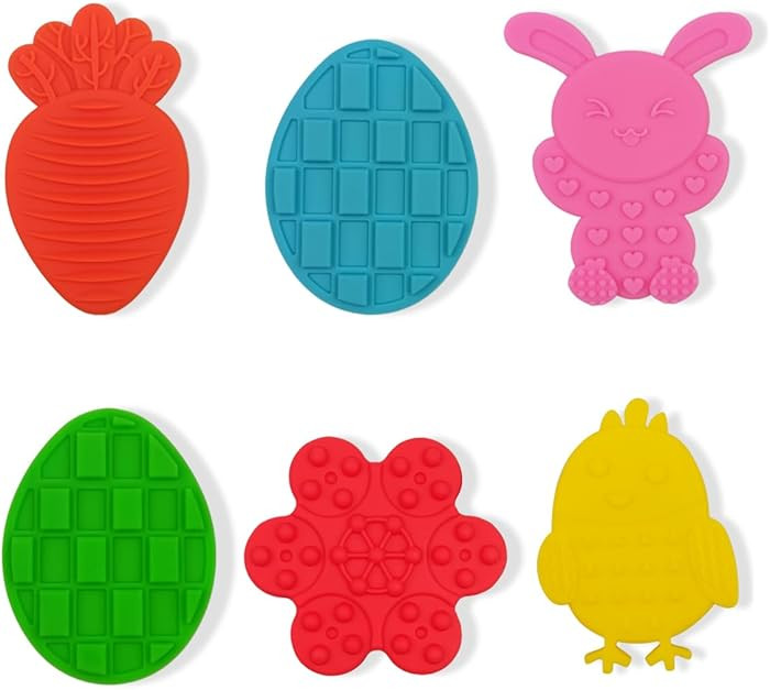 6 Pack Easter Textured Sensory Toys for Autism ADHD Kids Boys Girls Stress Relief Easter Basket S... | Amazon (US)